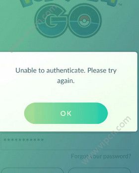 Pokemon GOʾUnable to authenticate[ͼ]ͼƬ1