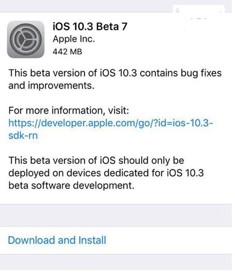 iOS10.3Beta7ʲô