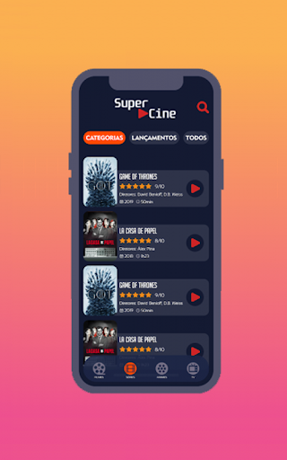 SuperCine.TV mod apk premium desbloqueado última versão图片1