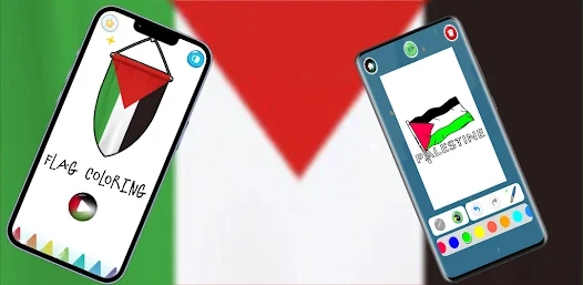 Palestine Flag Coloring 2 Baixar apk para Android  3.0 screenshot 3