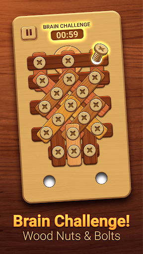 Woodle Wood Screw Puzzle mod apk dinheiro ilimitado  0.08 screenshot 1