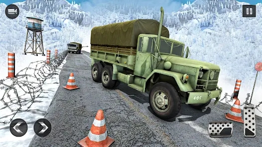 Simulador de condução de caminhão do exército mod apk Android  1.4 screenshot 3