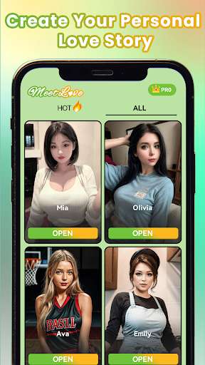 MeetLove Your AI Girlfriend mod apk premium desbloqueada图片2