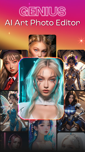 Genius AI Art Photo Editor mod apk 1.1.1 última versão图片1