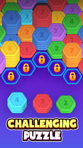 Hexa Color Sort Stack Puzzle Mod Apk Unlimited Everything No Ads  0.3.18 screenshot 1
