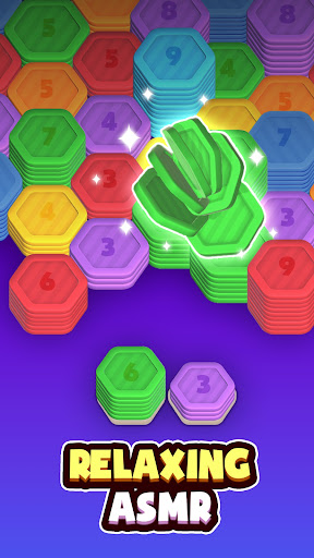 Hexa Color Sort Stack Puzzle Mod Apk Unlimited Everything No Ads图片1