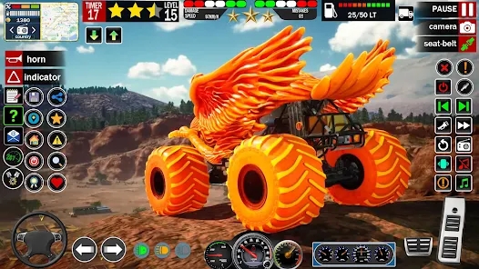 Derby Monster Truck Stunt Game apk Download  for Android图片1