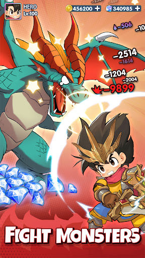 Oops Dragon mod apk 1.1.9 unlimited money and gems图片1