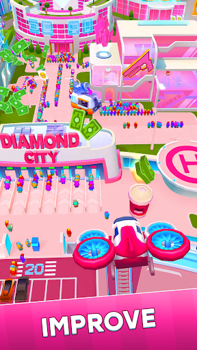 Diamond City Idle Tycoon mod apk unlimited money and max level图片1
