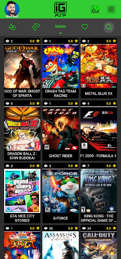 IGAMES PSP mod apk desbloqueado tudo compra grátis  6.4 screenshot 2