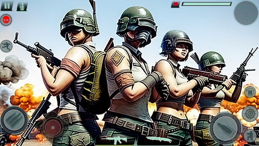 Fps Commando Offline Gun Games apk Download for Android  v1.10 screenshot 1