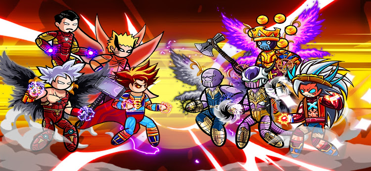 stickman warriors super heroes mod apk unlimited money and gems图片1