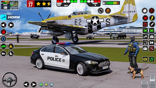 Police Car Chase Game 3D Sim apk for Android Download图片1