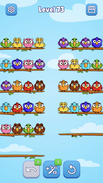 Birds Sort Puzzle game mod apk for Android Download  v1.0 screenshot 2