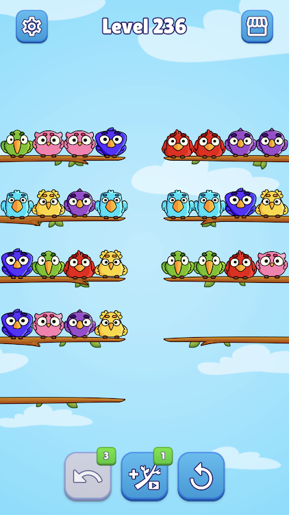 Birds Sort Puzzle game mod apk for Android Download  v1.0 screenshot 3