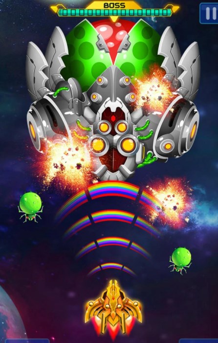 space shooter galaxy attack mod apk unlimited money and gems Latest version  1.784 screenshot 1
