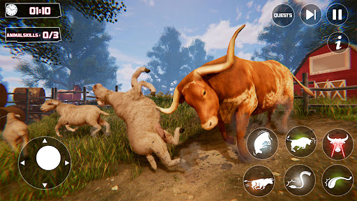 Scary vaca simulador alvoroço mod apk última versão  1.25 screenshot 2