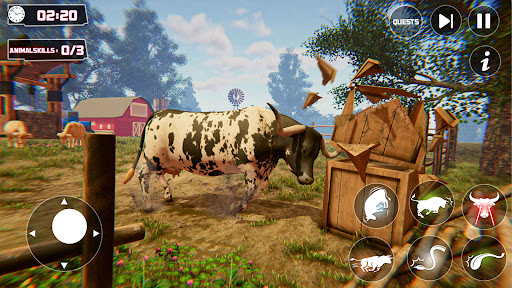 Scary vaca simulador alvoroço mod apk última versão图片1