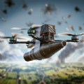 FPV war kamikaze drone destroy
