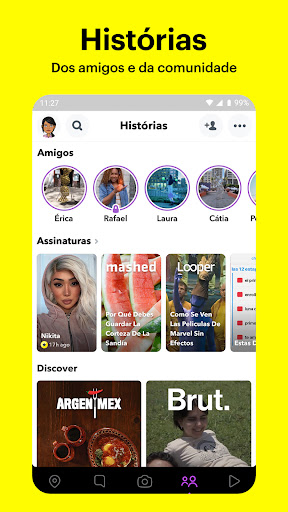 Snapchat mod apk verso mais recente premium desbloqueada图片1