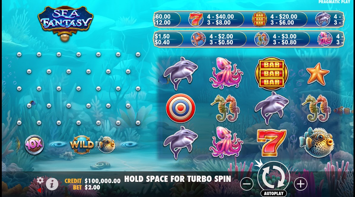 Sea Fantasy slot jogo para android  1.0.0 screenshot 1