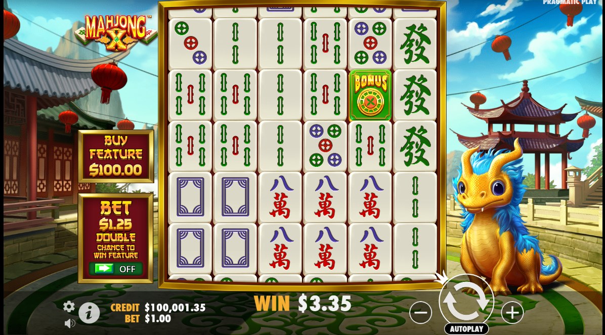 Mahjong X slot apk para android图片1