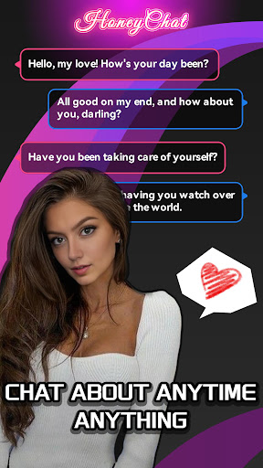 Honey Chat AI Girlfriend mod apk premium desbloqueado  1.0.0 screenshot 1