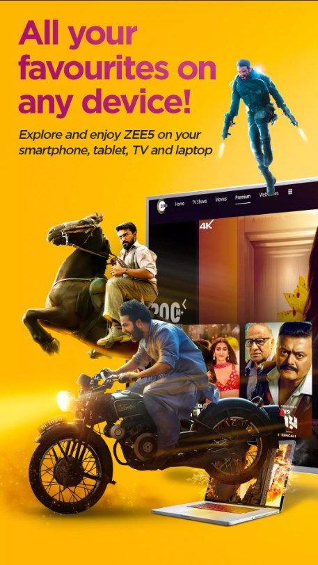 Zee5 mod apk premium desbloqueado 2024  v38.86.1 screenshot 3