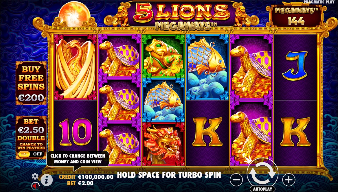 5 Lions Megaways slot apk para android  1.0.0 screenshot 3