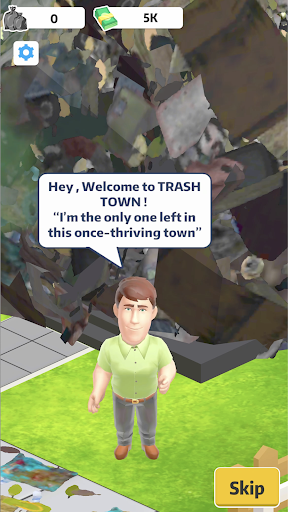 Trash Town Tycoon mod apk ​dinheiro e gemas ilimitados​​  2.4.2 screenshot 1
