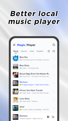 Magic Music Player mod apk premium desbloqueado última versão图片1