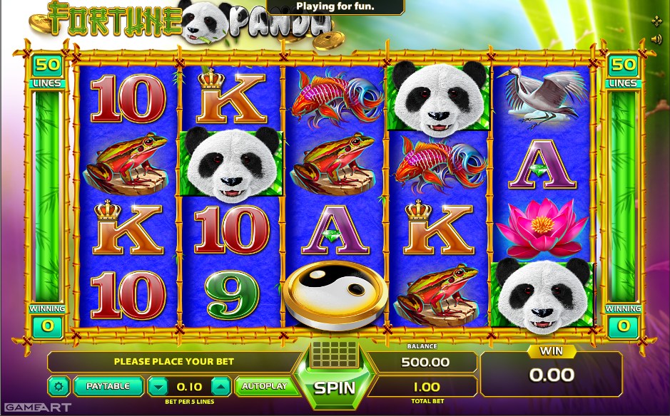 Panda＇s Fortune slot apk para android  1.0.0 screenshot 1