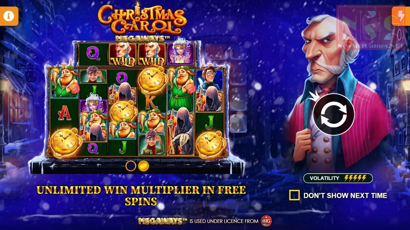 Christmas Carol Megaways slot apk para android  1.0.0 screenshot 2