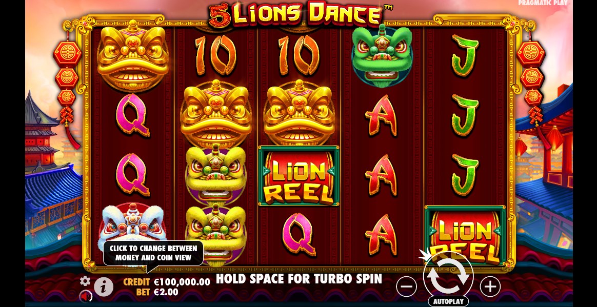 5 Lions Dance slot apk para android  1.0.0 screenshot 1