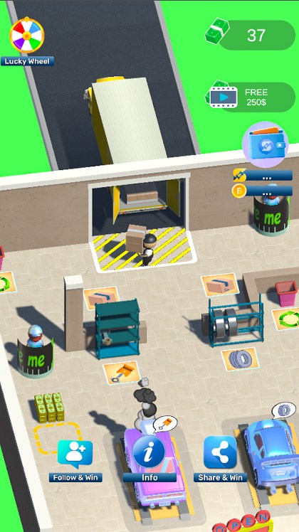 Idle Car Garage apk download prar android  1.3.2 screenshot 2