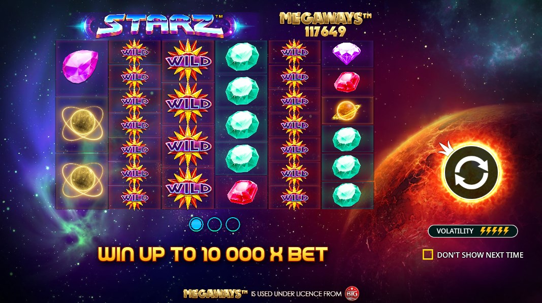 Starz Megaways slot apk para android  1.0.0 screenshot 1