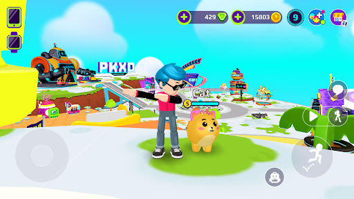 PKXD Diversão amigos e jogos mod apk 1.51.2 dinheiro e gemas ilimitados  1.51.2 screenshot 1