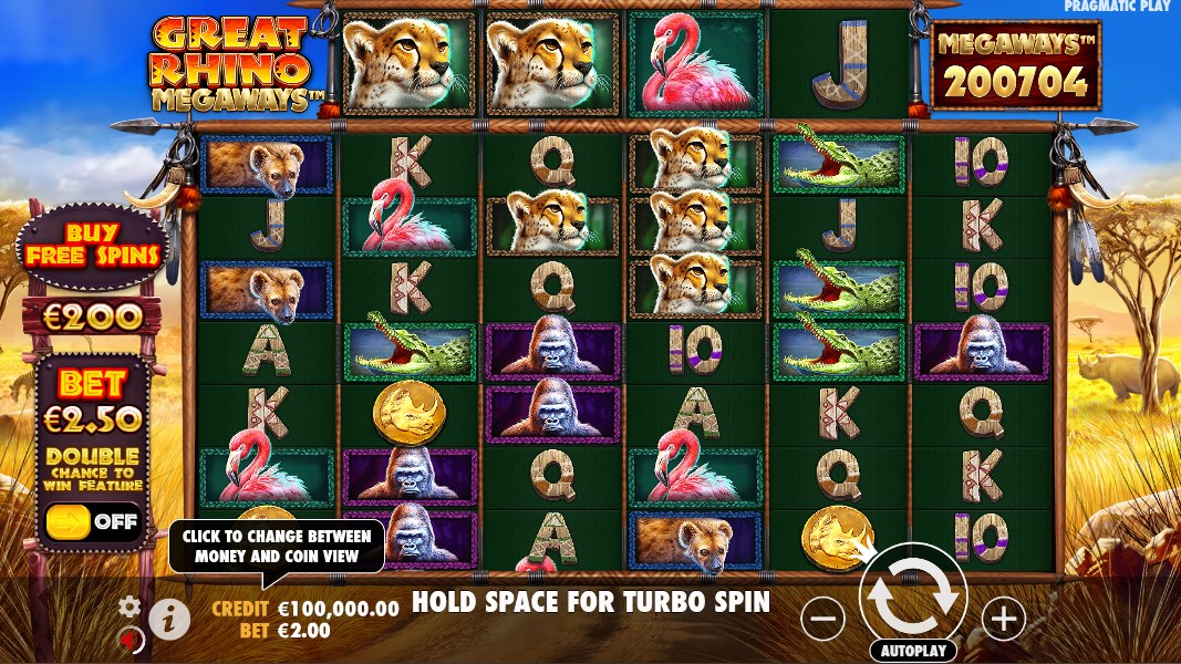 Great Rhino Megaways slot apk para android  1.0.0 screenshot 3