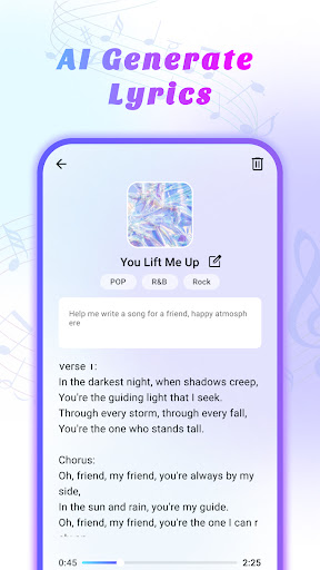 AI Song Generator Lyrics Music apk para android última versão  1.0.2 screenshot 1