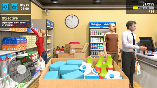 Manage Supermarket Simulator mod apk 2.0  tudo ilimitado sem anúncios  2.0 screenshot 1