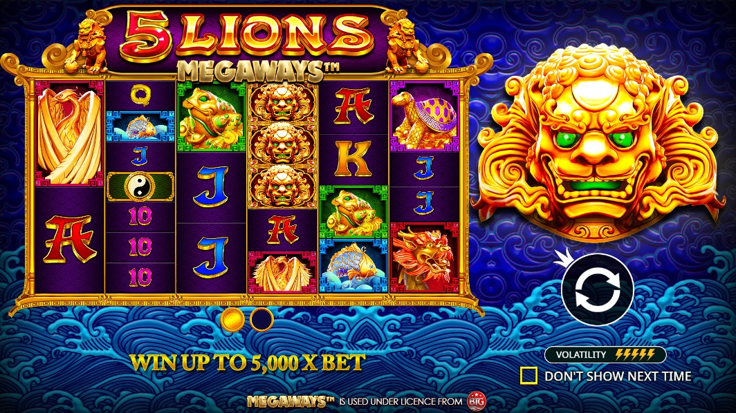 5 Lions slot apk para android  1.0.0 screenshot 2