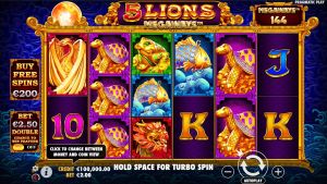 5 Lions slot apk para android图片1