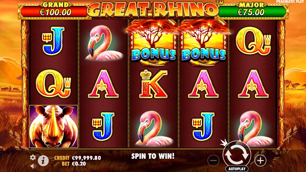 Great Rhino slot apk para android  1.0.0 screenshot 2