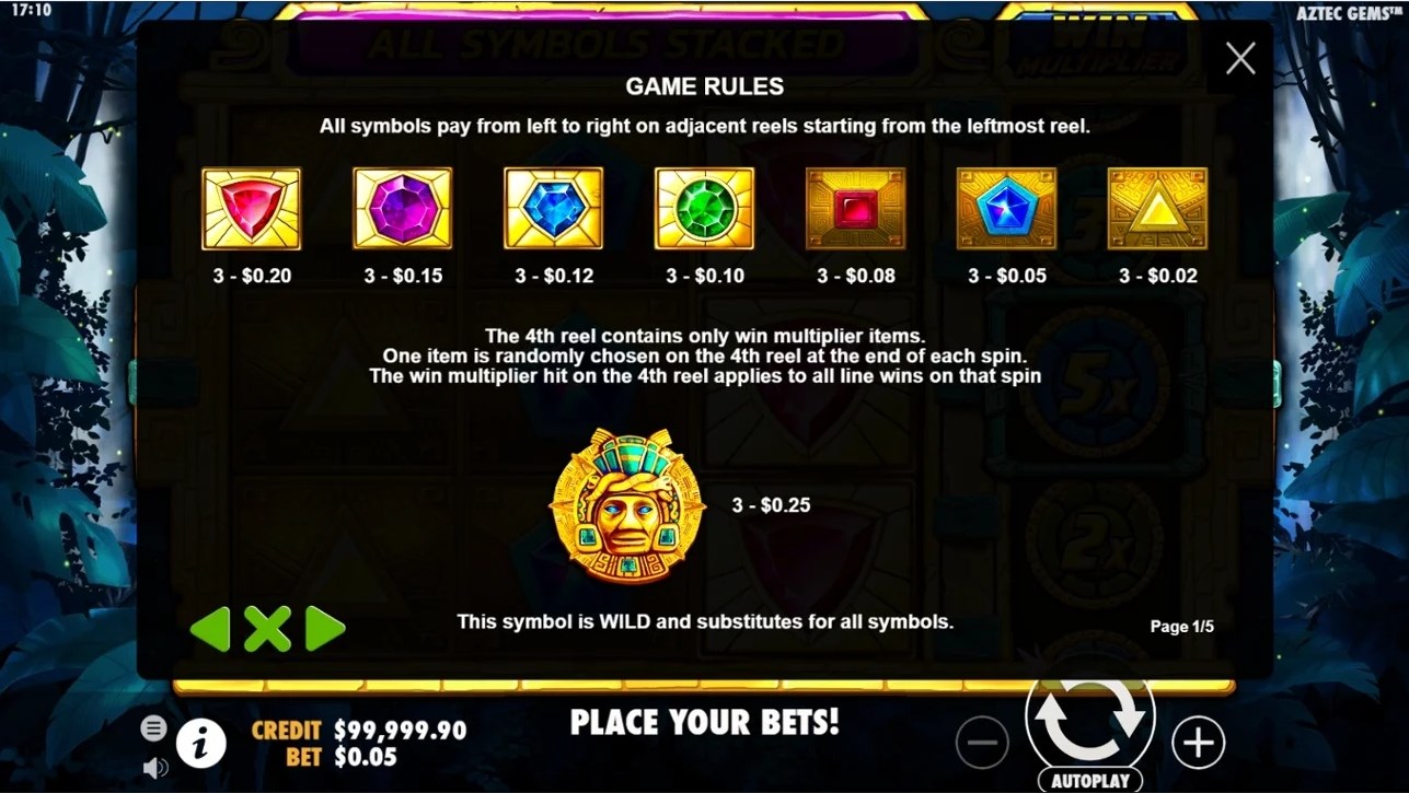 Aztec Gems slot apk para android  1.0.0 screenshot 2