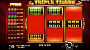 Triple Tigers slot apk para android图片1