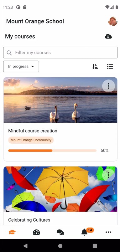 Moodle app para download Android  4.3.0 screenshot 3