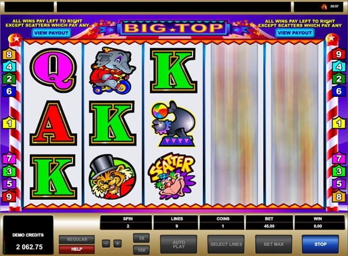 Big Top slot apk para android  1.0.0 screenshot 3