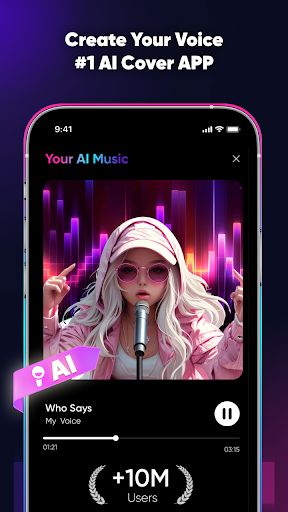 Música SingUp cover de IA apk última versão  1.3.2 screenshot 1