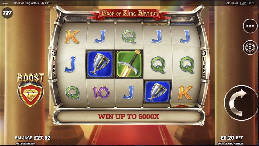 Book of King Arthur slot apk para android  1.0.0 screenshot 3