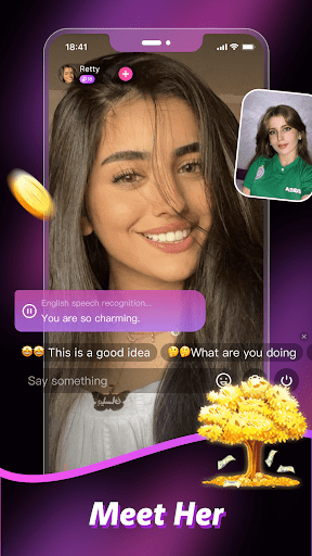 Meki Live Video Chat apk 1.1.18 última versão图片1